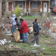 Rockland St. Lot Clean-up